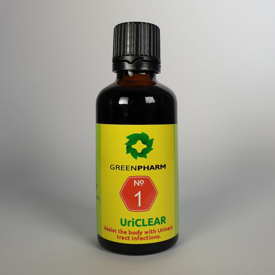 uriClear bottle label