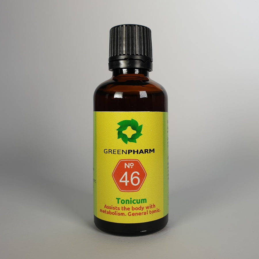 Tonicum bottle label