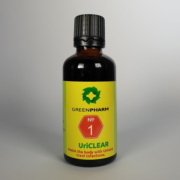 uriClear bottle label