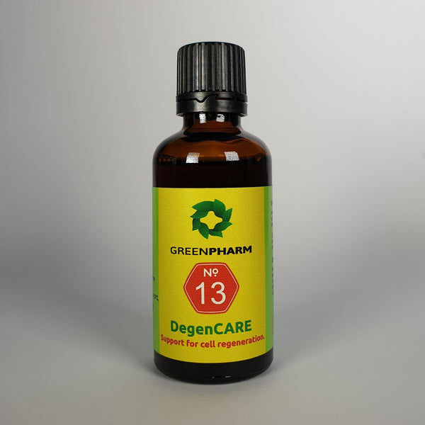 DegenCARE bottle label