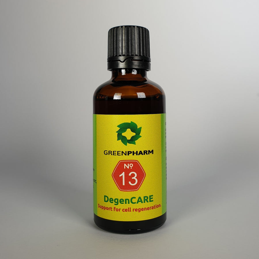 DegenCARE bottle label