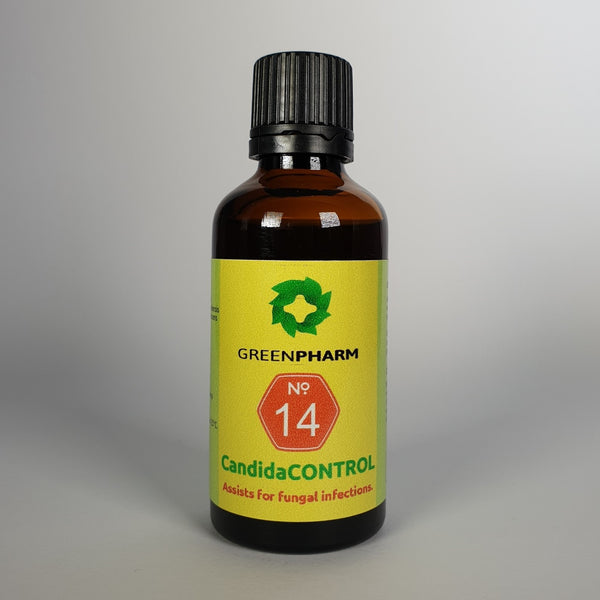 CandidaCONTROL bottle label