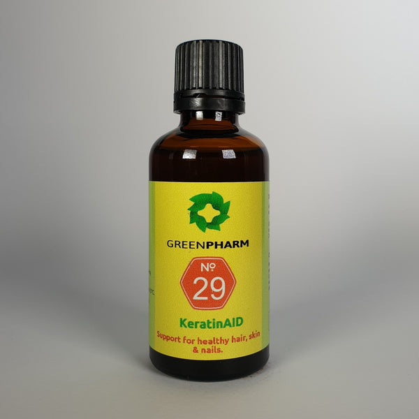 KeratinAID bottle label