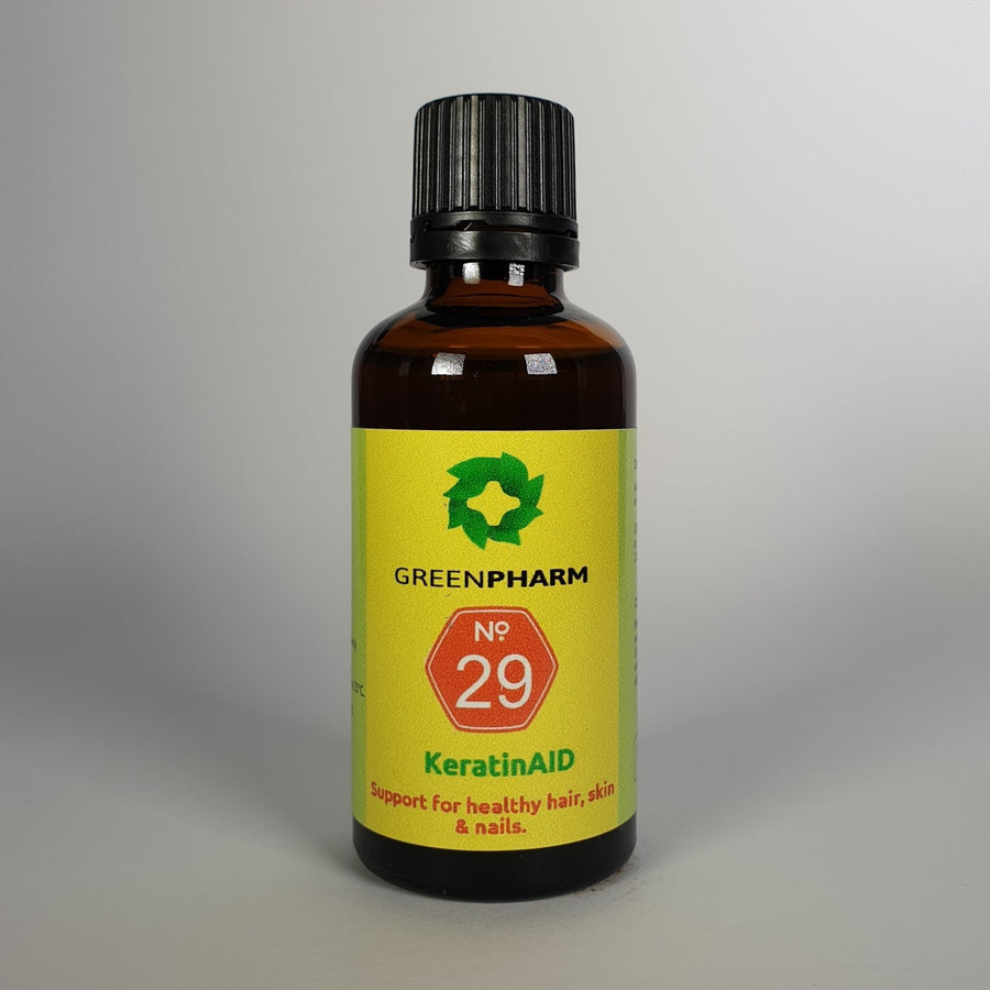 KeratinAID bottle label