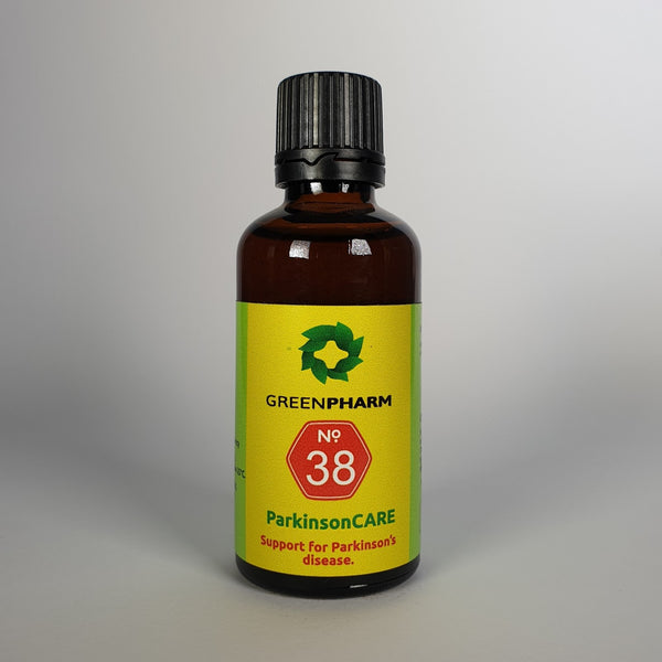 Parkinson bottle label