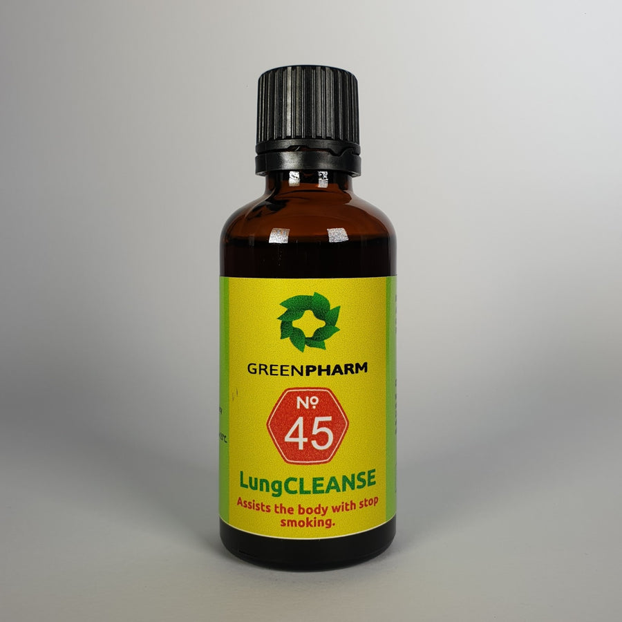 LungCLEANSE bottle label