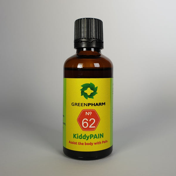 KiddyPAIN bottle label