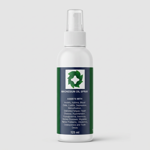 Magnesium Oil Spray with centred square framing