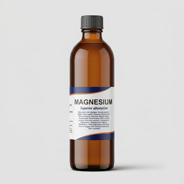 Magnesium product photo with centred square framing